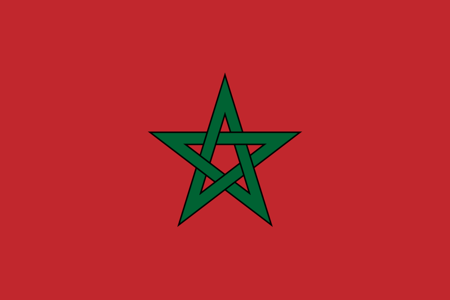 Bandiera della storia del Marocco